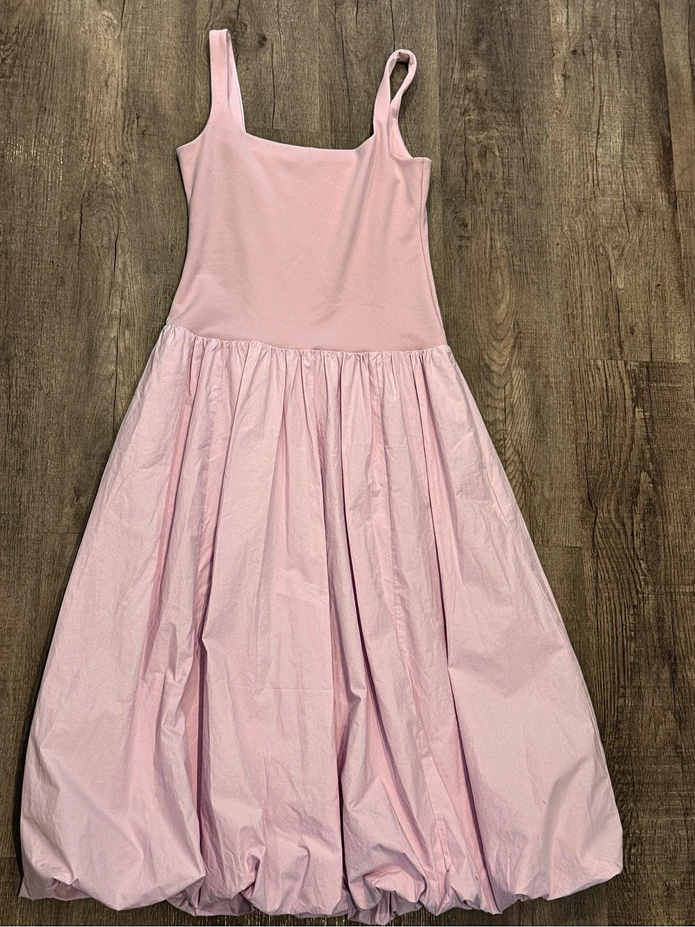 Abercrombie & Fitch Drop-Waist Midi Dress